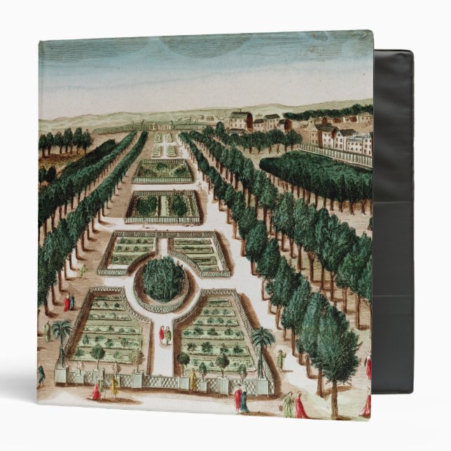 View of the Jardin des Plantes 3 Ring Binder (Front/Inside)