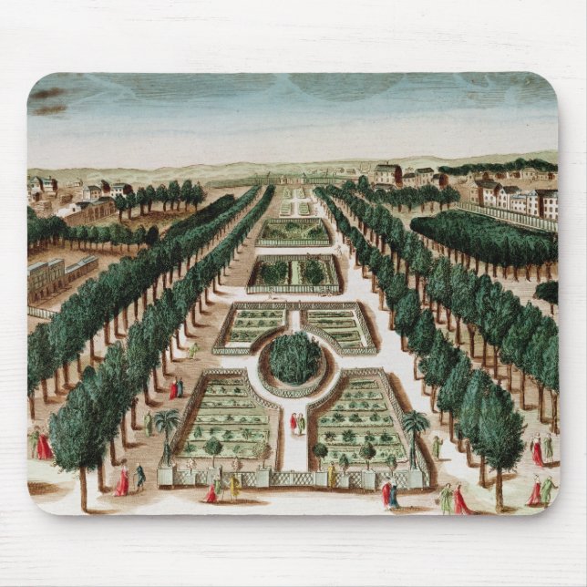 View of the Jardin des Plantes Mouse Pad (Front)