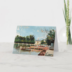 View of the Jetty Joaquín Sorolla Card