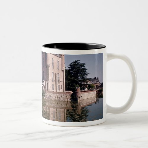 View of the keep of the castle built 1355_88 Two_Tone coffee mug
