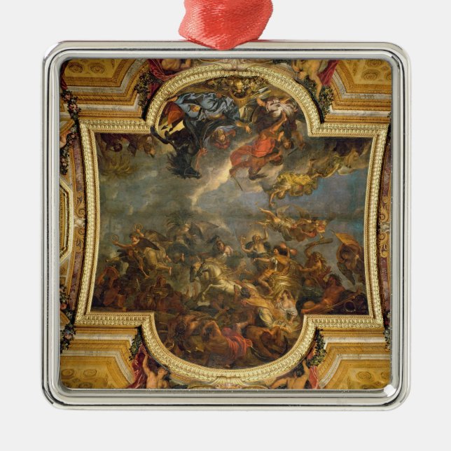 View of The King Taking Maastricht in 13 Days Metal Ornament (Front)