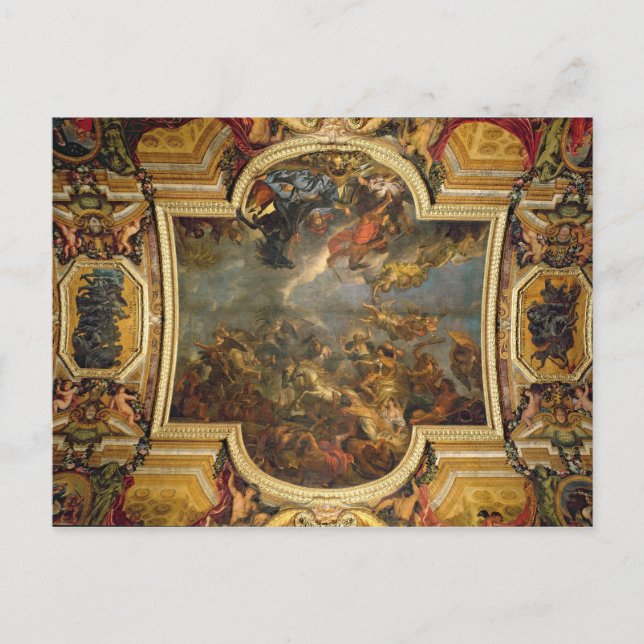 View of The King Taking Maastricht in 13 Days Postcard (Front)