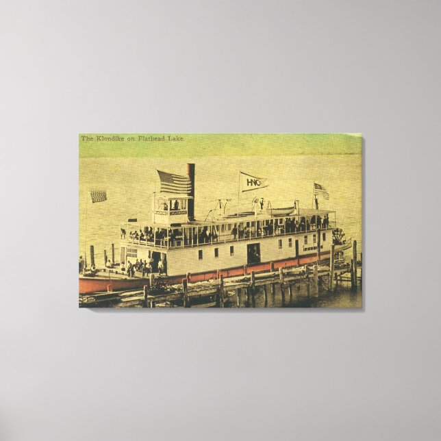View of the Klondike Riverboat Canvas Print (Front)