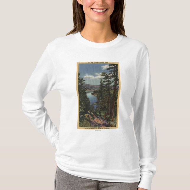 View of the Lake through the Pines # 2 T-Shirt (Front)