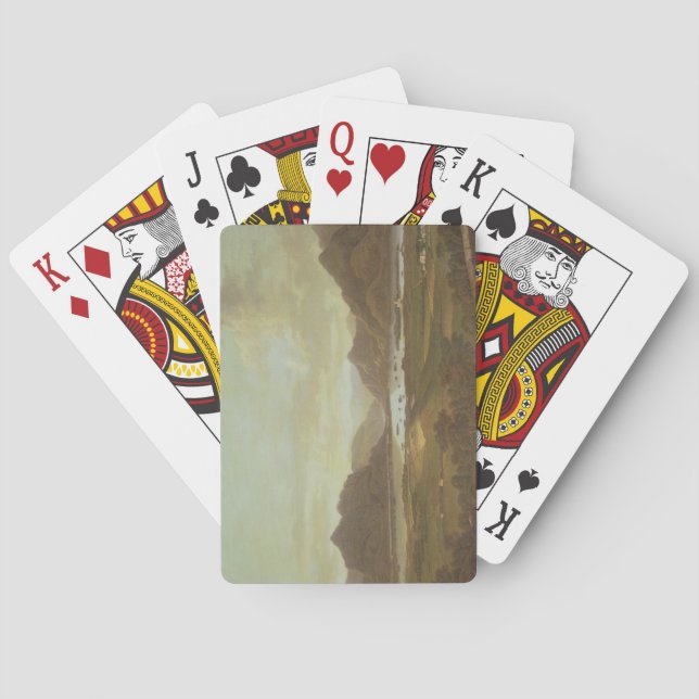 View of the Lakes and Mountains of Killarney, Irel Poker Cards (Back)