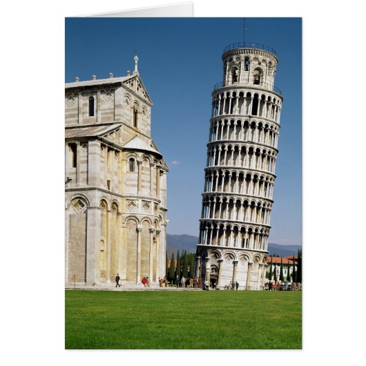View of the Leaning Tower Cards (Front)