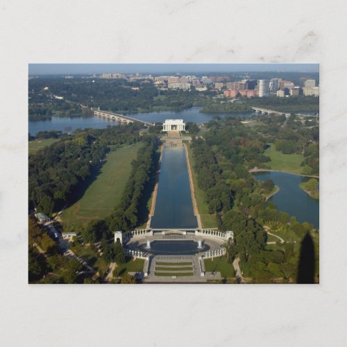 View of the Lincoln Memorial Postcard