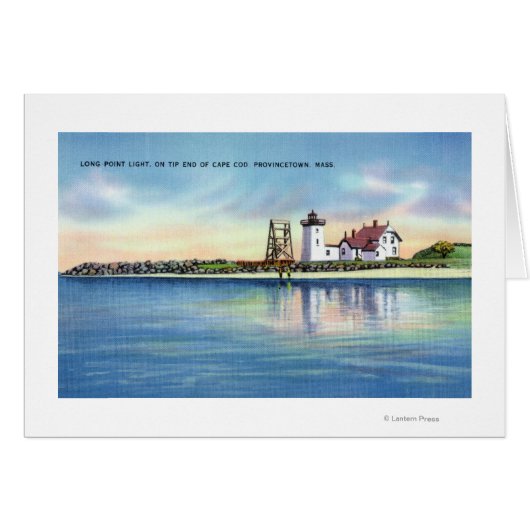 View of the Long Point Lighthouse Cards (Front Horizontal)