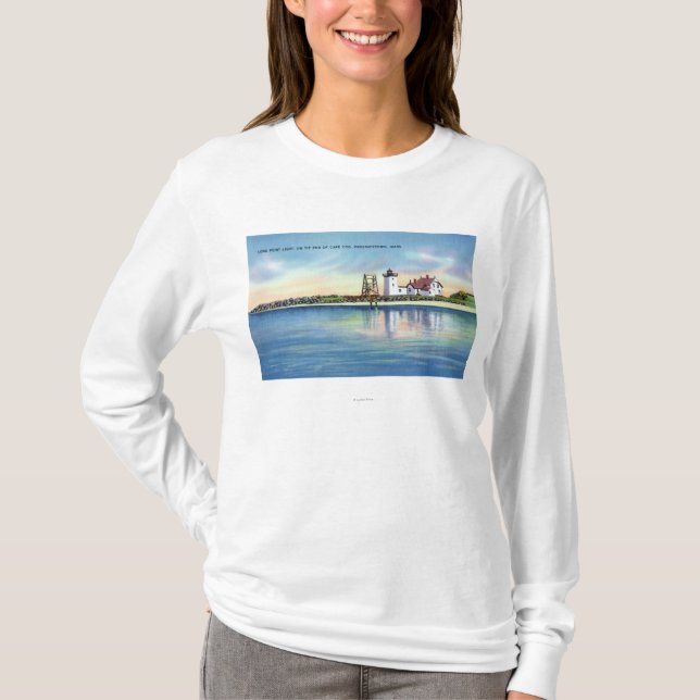 View of the Long Point Lighthouse T-Shirt (Front)
