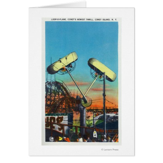 View of the Loop-o-Plane Ride # 1 Cards (Front)