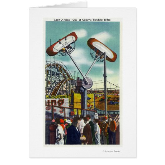 View of the Loop-o-Plane Ride # 2 Cards (Front)