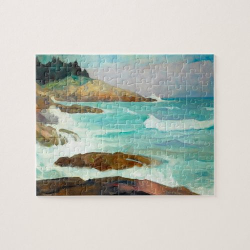 View of the Maine Coast by Newell Convers Wyeth Jigsaw Puzzle
