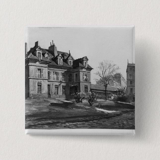 View of the Maternite Port-Royal, 1905 Pinback Button (Front)