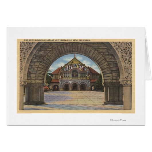 View of the Memorial Church, Stanford U. (Front Horizontal)