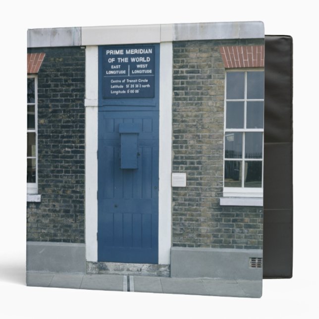 VIew of the meridian line 3 Ring Binder (Front/Inside)