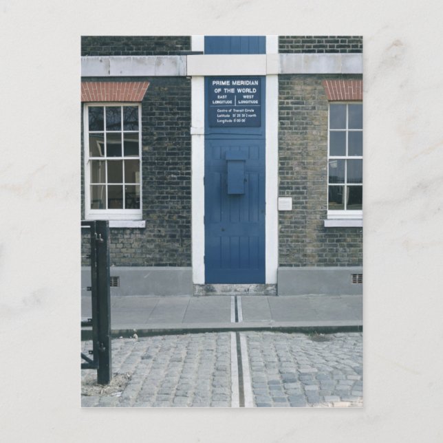 VIew of the meridian line Postcard (Front)