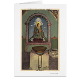 View of the Mission & Baptistry Cards