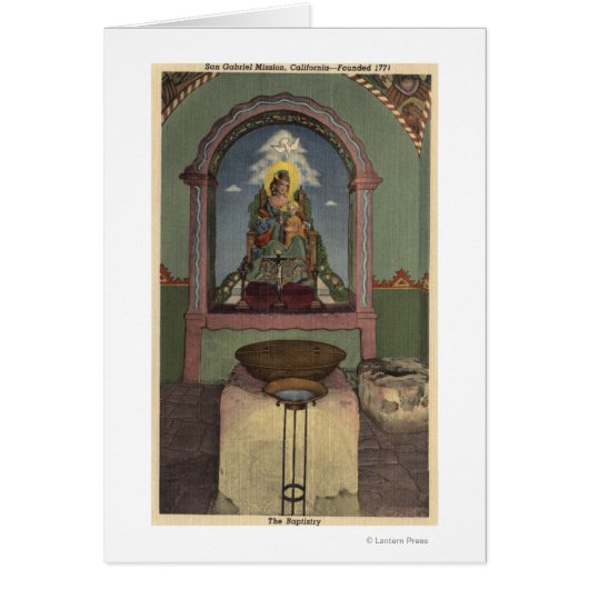 View of the Mission & Baptistry Cards (Front)