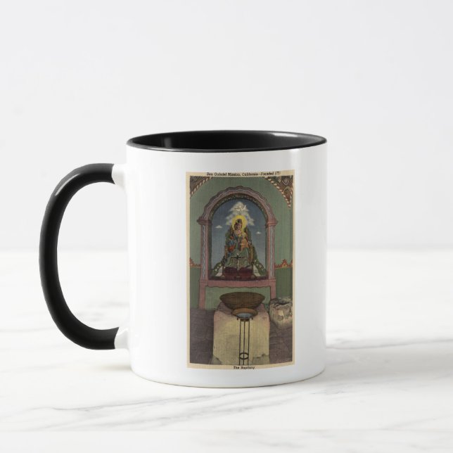 View of the Mission & Baptistry Mug (Left)