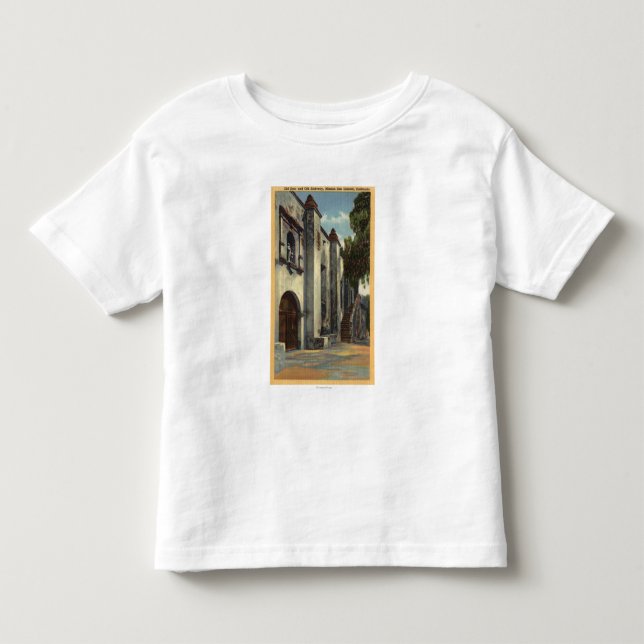 View of the Mission's Doors & Stairway Toddler T-shirt (Front)