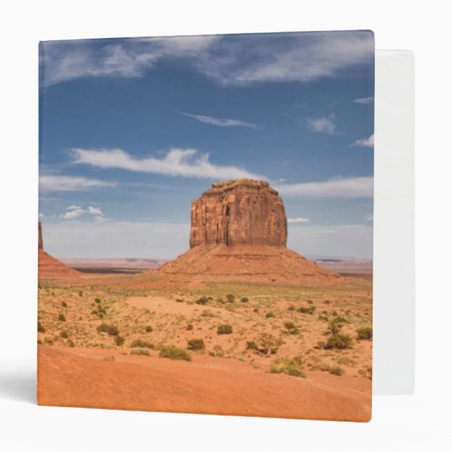 View of the Mittens, Monument Valley 3 Ring Binder (Front/Inside)