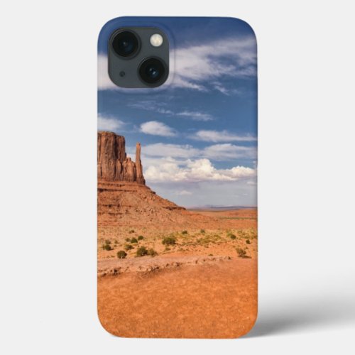 View of the Mittens Monument Valley iPhone 13 Case