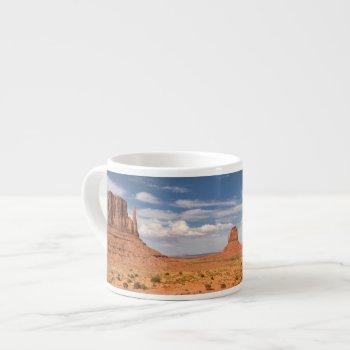 View Of The Mittens  Monument Valley Espresso Cup by usdeserts at Zazzle