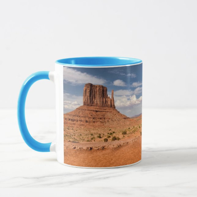 View of the Mittens, Monument Valley Mug (Left)