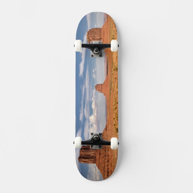 View of the Mittens, Monument Valley Skateboard (Front)