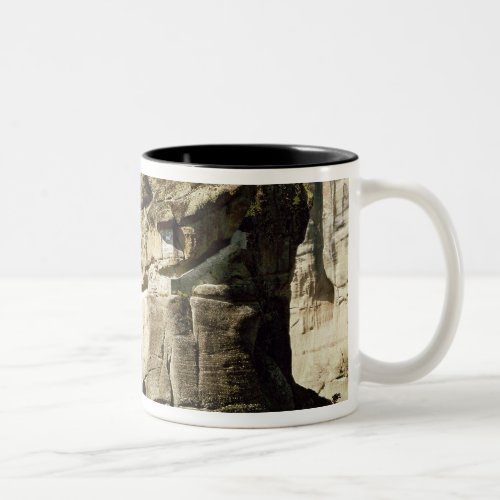 View of the Monastery of the Holy Trinity Two_Tone Coffee Mug