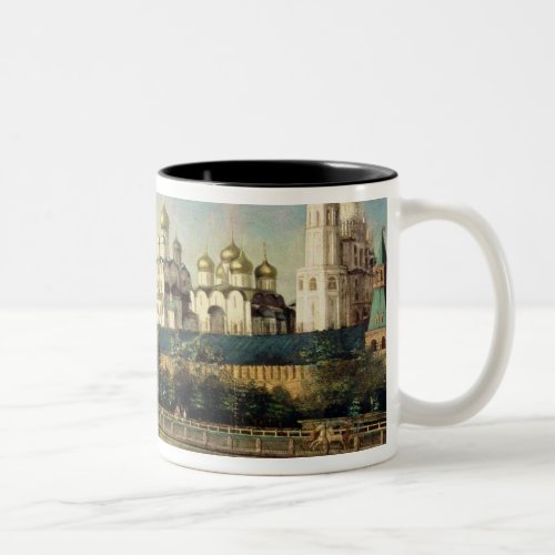 View of the Moscow Kremlin from the Embankment Two_Tone Coffee Mug