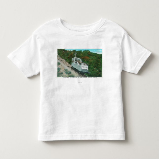 View of the Mt. Lowe Incline Cable Car Toddler T-shirt (Front)