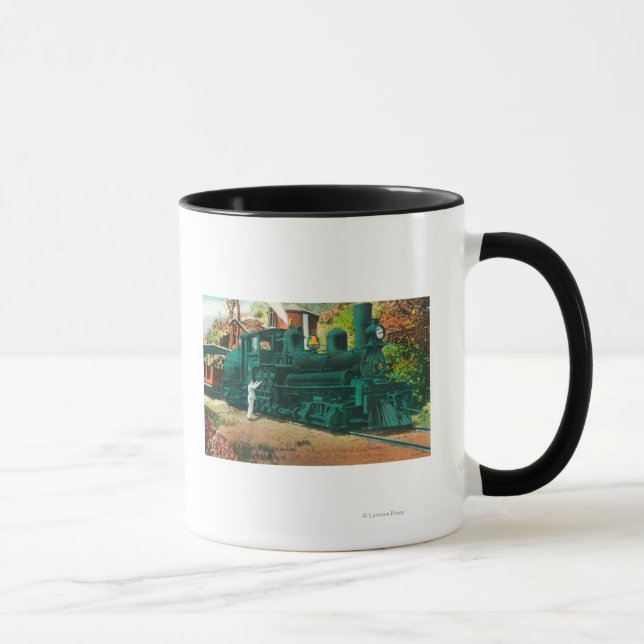 View of the Mt. Tamalpais Railway Train Mug (Right)