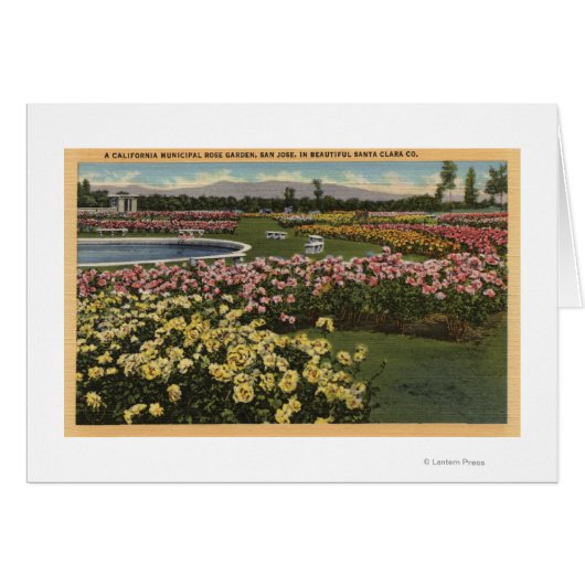 View of the Municipal Rose Garden Cards (Front Horizontal)