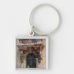 View of the museum entrance keychain