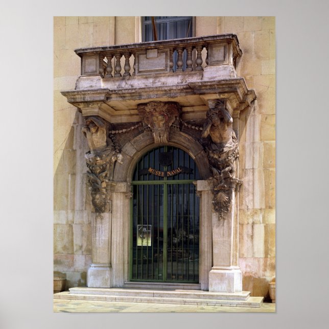 View of the museum entrance poster (Front)