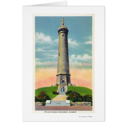 View of the Myles Standish Monument # 2 Cards (Front)