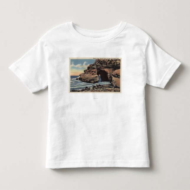 View of the Natural Arch, Emerald Cove Toddler T-shirt (Front)