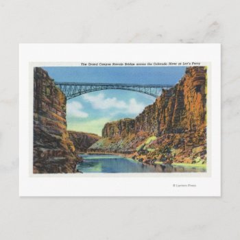 View Of The Navajo Bridge At Lee's Ferry Postcard by LanternPress at Zazzle