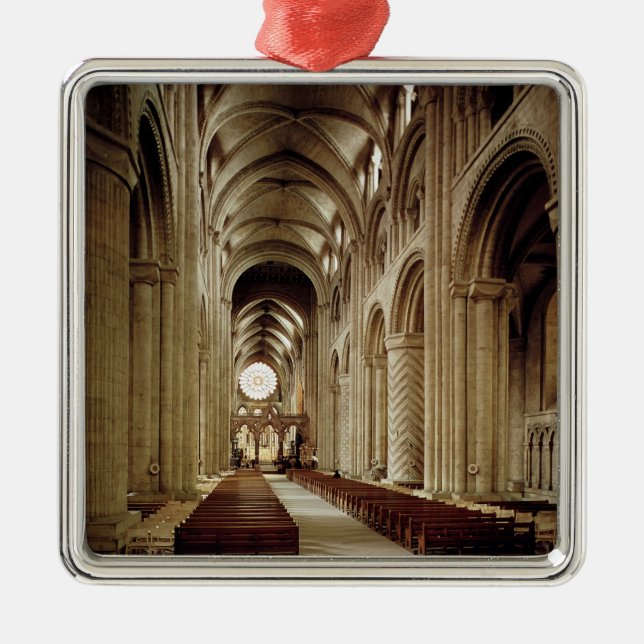 View of the nave, built 1093-1289 metal ornament (Front)