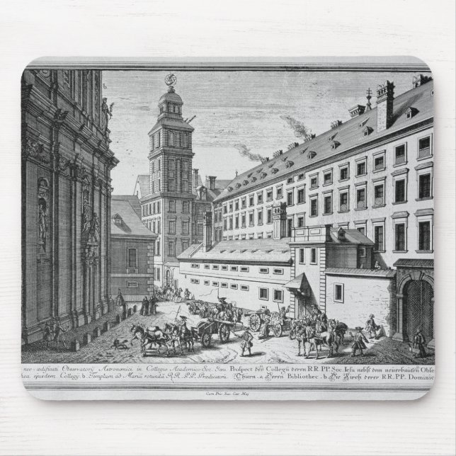 View of the new Observatory in the Jesuit Mouse Pad (Front)