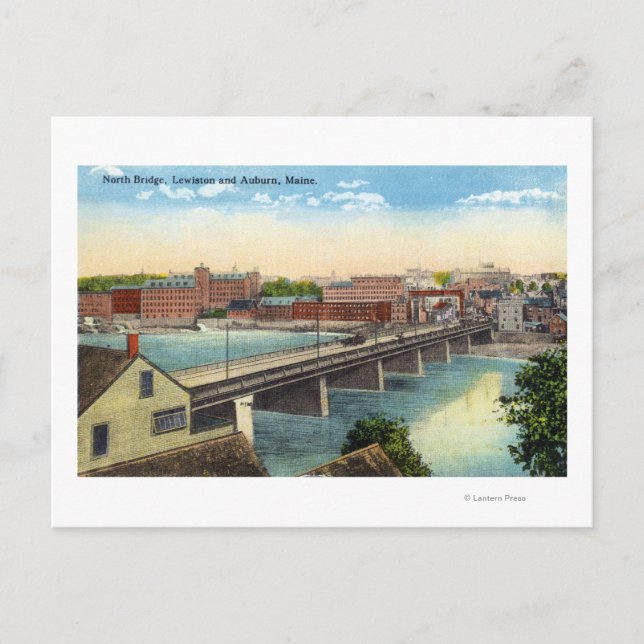 View of the North Bridge Postcard (Front)