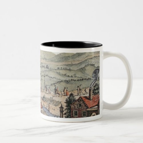 View of the north of Vienna with the Schlos Hernal Two_Tone Coffee Mug