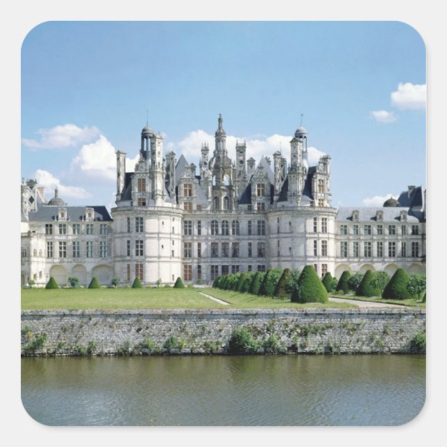 View of the north west facade, 1519-46 square sticker (Front)