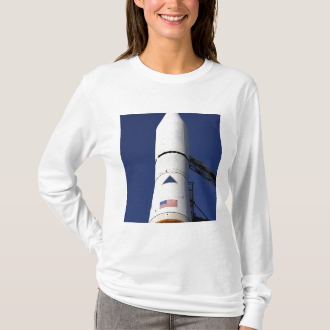 View of the nose cone of the Delta IV rocket T-Shirt (Front)