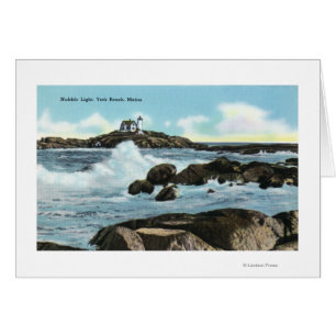 View of the Nubble Lighthouse Cards