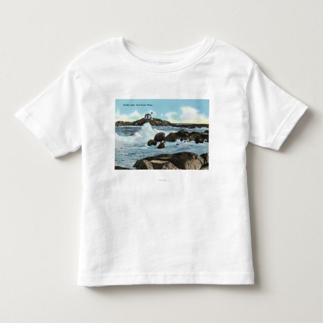 View of the Nubble Lighthouse Toddler T-shirt (Front)