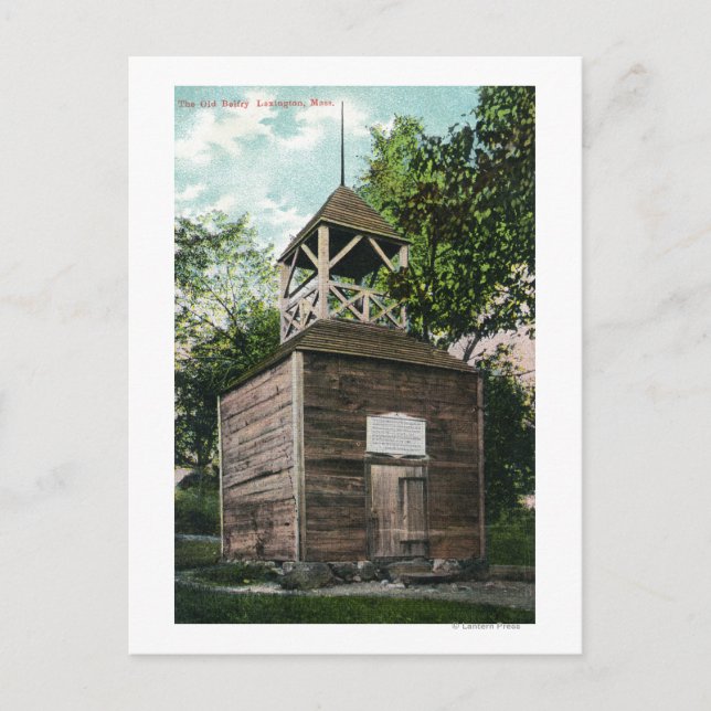 View of the Old Belfry # 2 Postcard (Front)