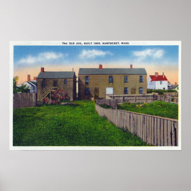 View of the Old Jail Poster (Front)