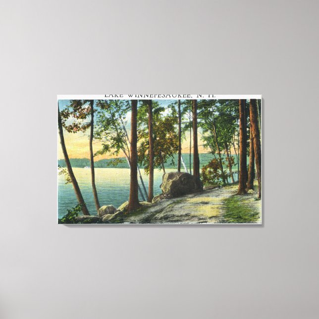 View of the Old Man Rock Formation Canvas Print (Front)